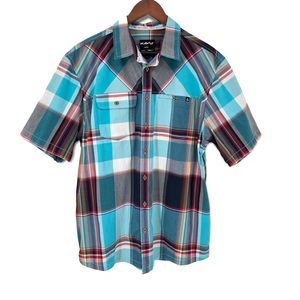 Kavu Men’s Short Sleeve Button Down Shirt XXL